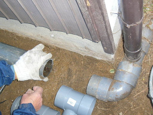 適切な排水管設置工事